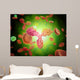 Microscopic Human Antibodies with Wall Decal