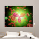 Microscopic Human Antibodies with Wall Decal