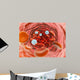 Microscopic Blood Flow inside Wall Decal
