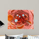 Microscopic Blood Flow inside Wall Decal