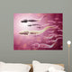 Microscopic Sperm Traveling towards Wall Decal