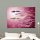 Microscopic Sperm Traveling towards Wall Decal