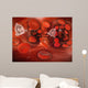 Medical Nanobots Bloodstream with Wall Decal