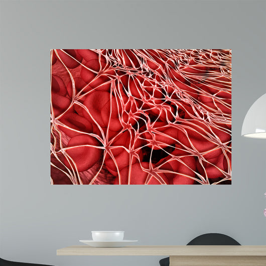 Conceptual Image Red Blood Wall Decal Design 2