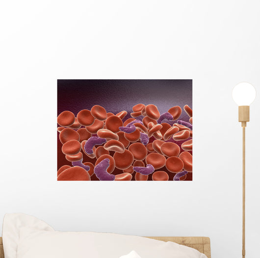 Conceptual Image Sickle Cell Wall Decal Design 1