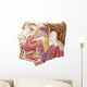 Anatomy Human Salivary Glands Wall Decal Design 2