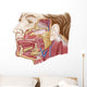 Anatomy Human Salivary Glands Wall Decal Design 2