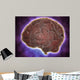 Conceptual Image Human Brain Wall Decal Design 3