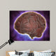Conceptual Image Human Brain Wall Decal Design 3