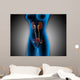 X-ray Female Body with Wall Decal
