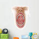 Anatomy Human Mouth Cavity Wall Decal Design 2