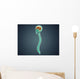 Conceptual Image Human Brain Wall Decal Design 1