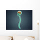 Conceptual Image Human Brain Wall Decal Design 1