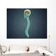 Conceptual Image Human Brain Wall Decal Design 1