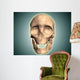 Conceptual Image Human Skull Wall Decal Design 6