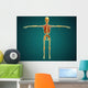Front Human Skeleton with Wall Decal