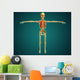 Front Human Skeleton with Wall Decal