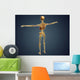 Back Human Skeleton with Wall Decal Design 2