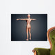 Back Female Body with Wall Decal