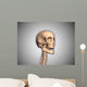 Conceptual Image Human Skull Wall Decal Design 1