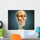 Human Skeleton Showing Teeth Wall Decal