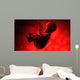 Fetus inside Womb Wall Decal Design 4