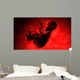 Fetus inside Womb Wall Decal Design 4