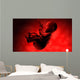 Fetus inside Womb Wall Decal Design 4
