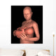 Mother Breastfeeding Baby Wall Decal Design 3