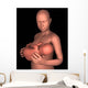 Mother Breastfeeding Baby Wall Decal Design 3