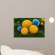 Microscopic Visualization Grass Pollen Wall Decal Design 1