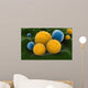 Microscopic Visualization Grass Pollen Wall Decal Design 1