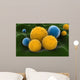 Microscopic Visualization Grass Pollen Wall Decal Design 1