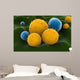 Microscopic Visualization Grass Pollen Wall Decal Design 1