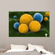 Microscopic Visualization Grass Pollen Wall Decal Design 1