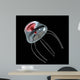 Nanobot Illustration Black Wall Decal Design 4