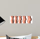 Growth Female Midsection during Wall Decal