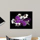 Pink And White Orchids Wall Mural