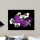 Pink And White Orchids Wall Mural