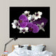 Pink And White Orchids Wall Mural