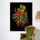 Hot Peppers #3 Wall Mural