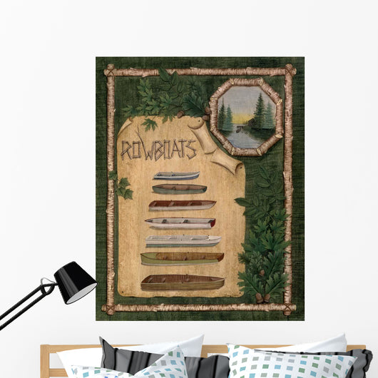 Rowboats Wall Decal