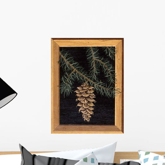 Pine Cone Wall Decal