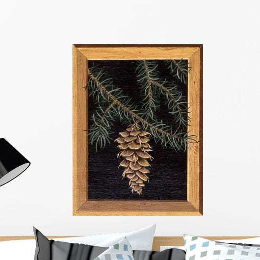 Pine Cone Wall Decal