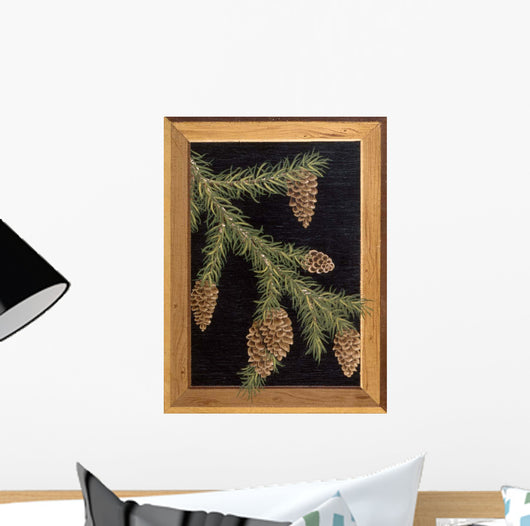 Pine Cone D Wall Decal
