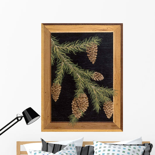 Pine Cone D Wall Decal