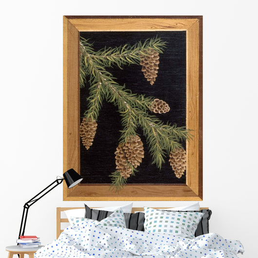 Pine Cone D Wall Decal
