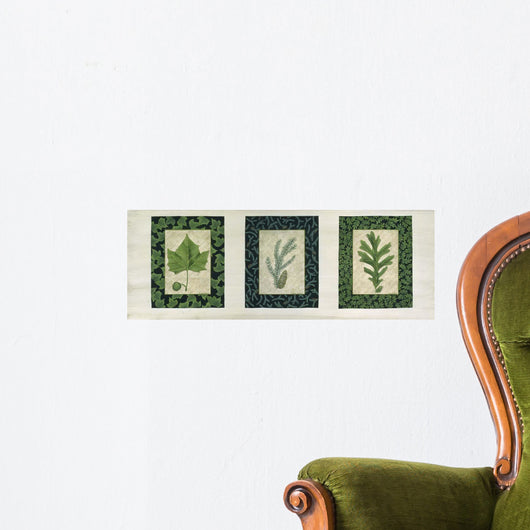 Three Leaves C Wall Decal