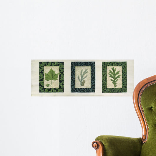 Three Leaves C Wall Decal