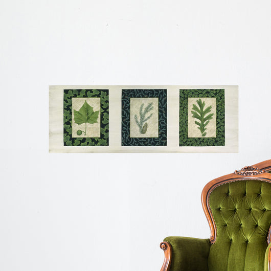 Three Leaves C Wall Decal